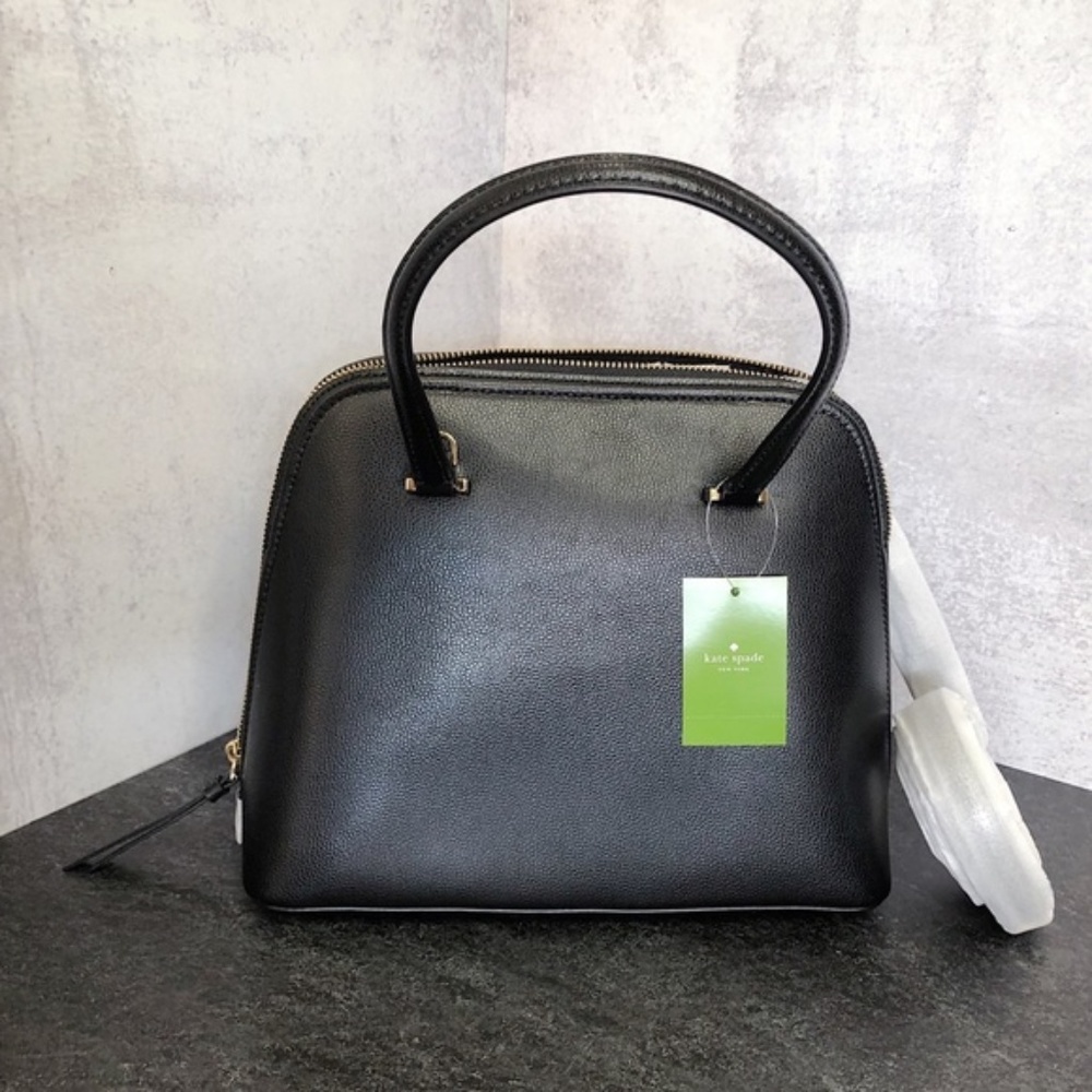 KATE SPADE NWT Patterson Drive Dome Satchel Small Shawn Wallet Black - Picture 3 of 7